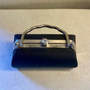 Black Chic Hard Shell Clutch Evening Bag